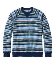 Bright Navy Birdseye Stripe