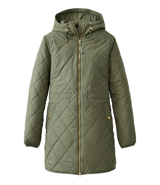 Women's Bean's Cozy Quilted Coat - US 4491