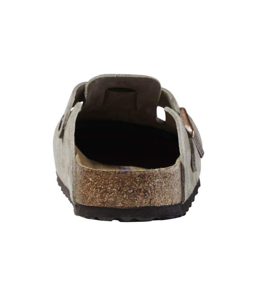 Men's Birkenstock Soft Footbed Boston Clogs, Suede - US 4138