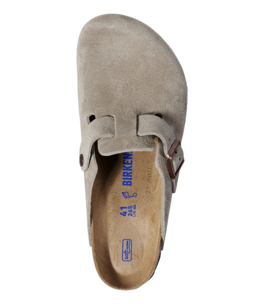 Men's Birkenstock Soft Footbed Boston Clogs, Suede - US 4138
