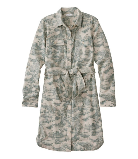 Women's Signature Camp Shirt Dress, Button-Front - US 9651