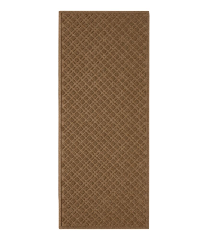 Heavyweight Recycled Waterhog Mat, Runner, Plaid - US 5756