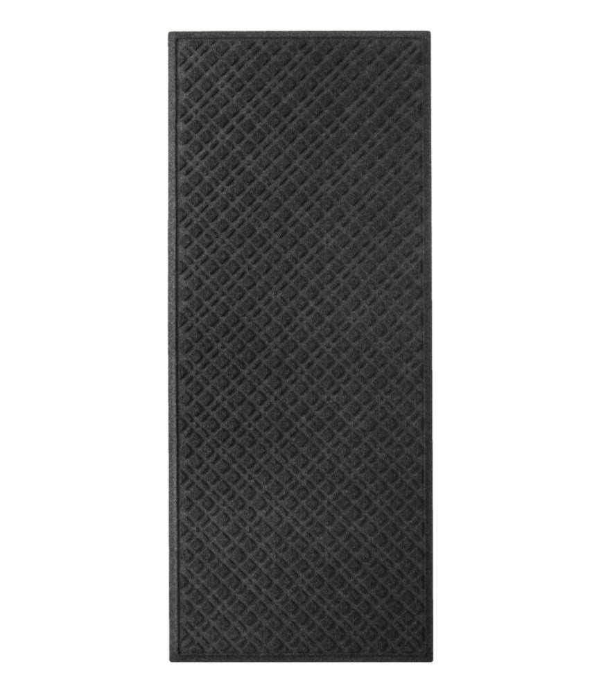 Heavyweight Recycled Waterhog Mat, Runner, Plaid - US 5239