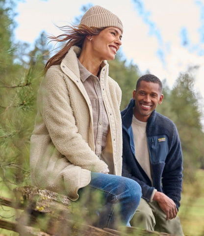 Women's Bean's Sherpa Fleece Coat - US 6386