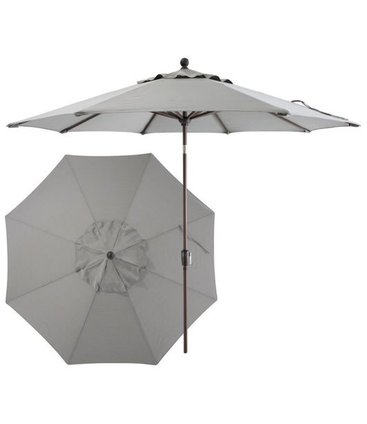 Weather-Resistant 9' Market Umbrella, Push Button - US 7876
