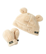 Toddlers' Hi-Pile Hat and Mitten Set - US 6437