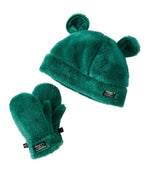 Toddlers' Hi-Pile Hat and Mitten Set - US 5922