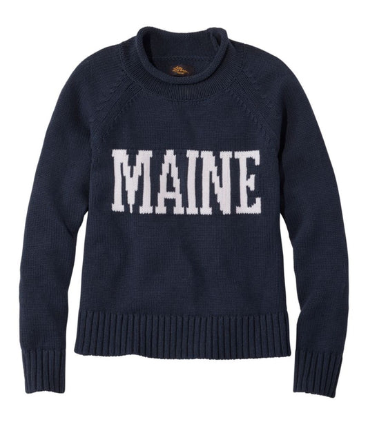 Women's Signature Original Cotton Sweater, Rollneck Novelty - US 2617