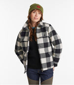 Women's Maine Guide Zip Front Jac-Shirt with PrimaLoft, Plaid - US 6951