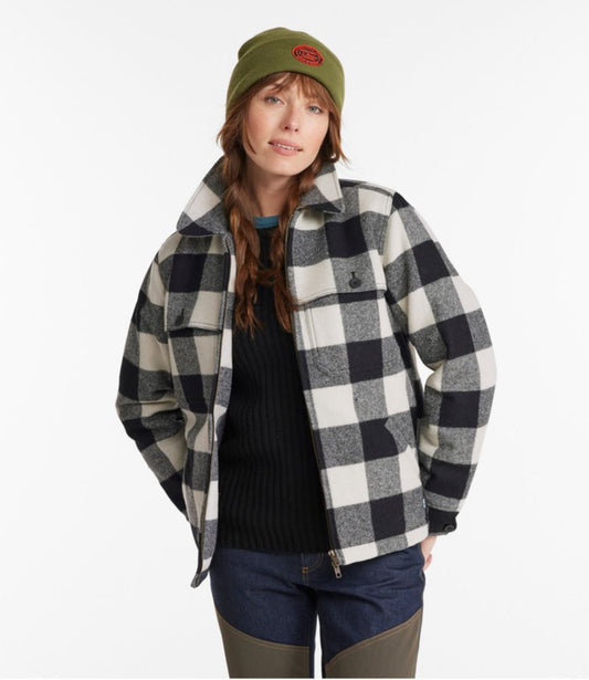 Women's Maine Guide Zip Front Jac-Shirt with PrimaLoft, Plaid - US 6951