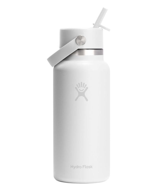 Hydro Flask Wide Mouth Water Bottle with Flex Straw Cap, 32 oz. - US 6599
