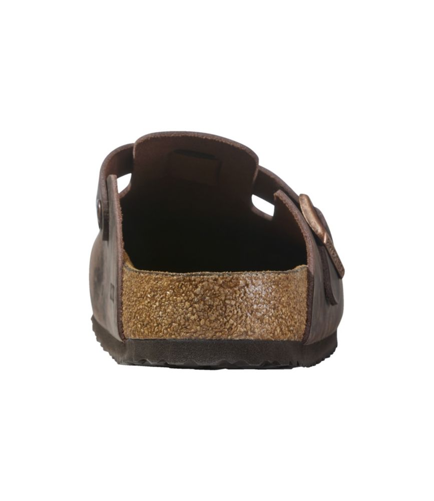 Men's Birkenstock Soft Footbed Boston Clogs, Leather - US 5389