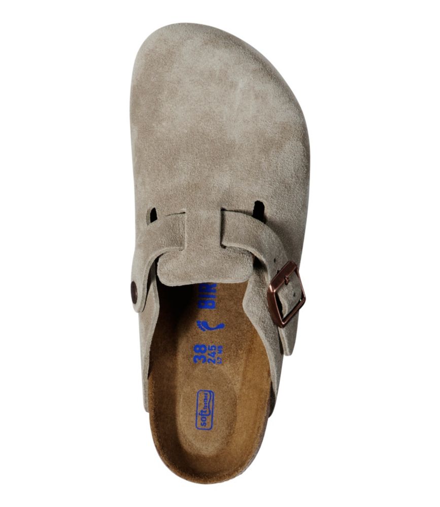 Women's Birkenstock Boston Clogs, Suede Soft Footbed - US 9253