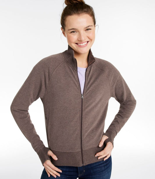 Women's L.L.Bean Cozy Sweatshirt, Full-Zip - US 1963