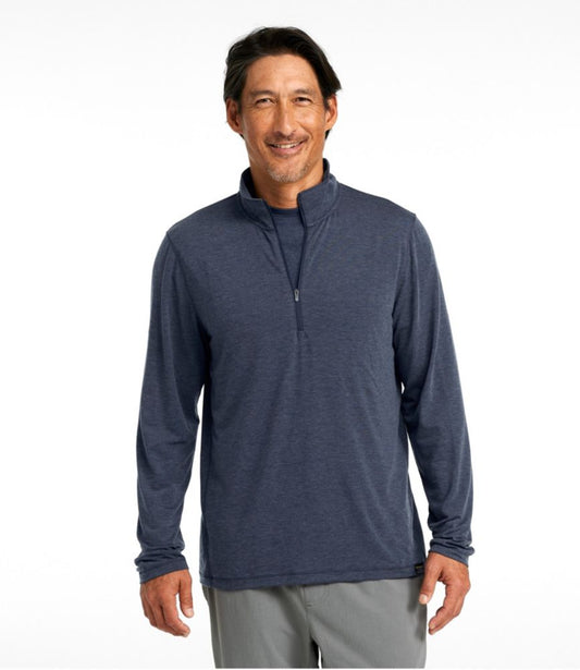 Men's Everyday SunSmart® Tee, Long-Sleeve Quarter-Zip - US 9142