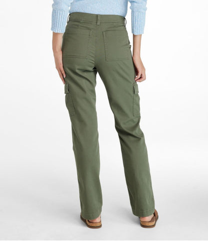 Women's Comfort Stretch Pants, Mid-Rise Straight-Leg Cargo - US 1295