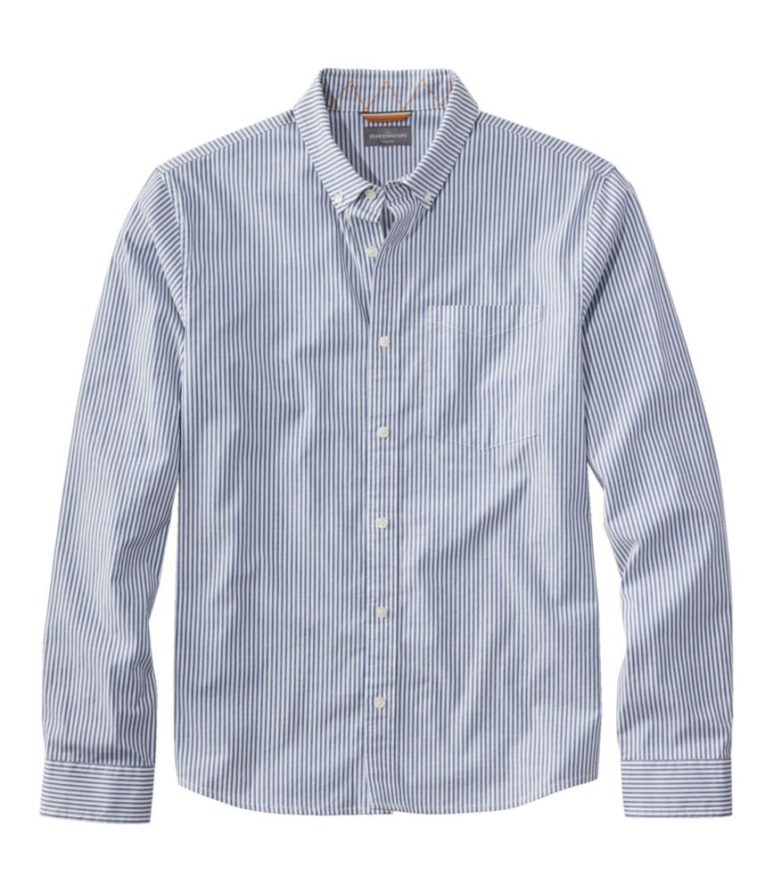 Men's Signature Stretch Poplin Shirt, Long-Sleeve, Slim Fit - US 1745