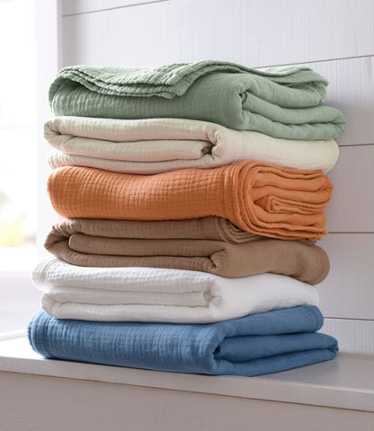 Lightweight Cotton Gauze Blanket - US 5378