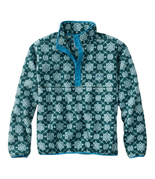Adults' Bean's Classic Fleece Pullover, Print - US 7453