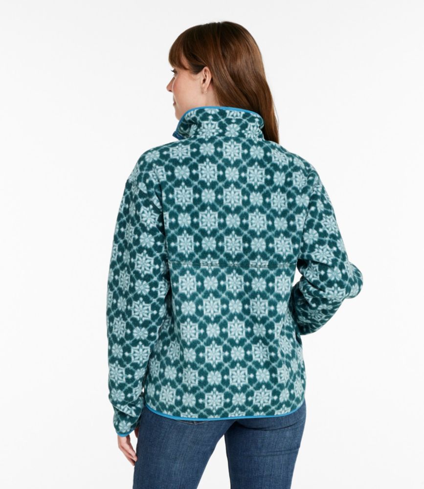 Adults' Bean's Classic Fleece Pullover, Print - US 7453