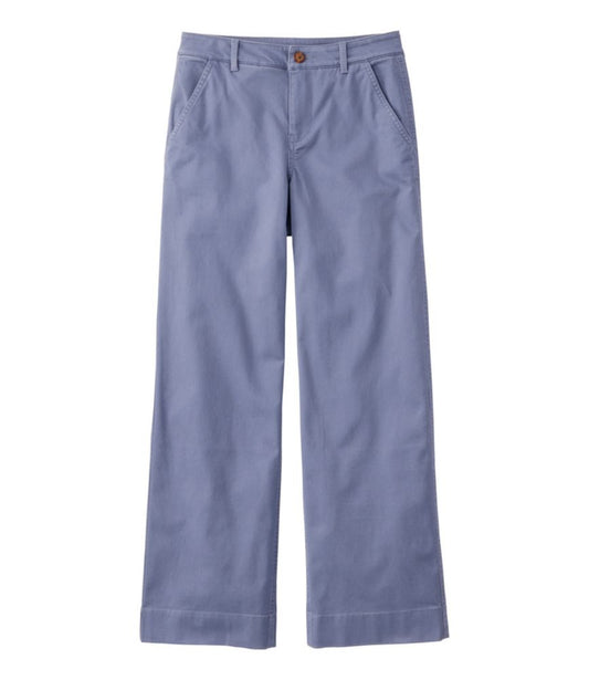 Women's Comfort Stretch Pants, Mid-Rise Wide-Leg Chino - US 6979