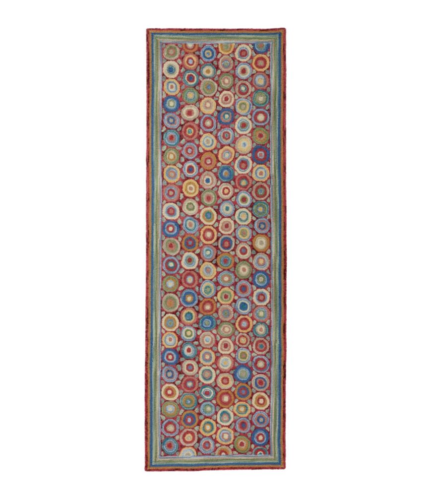 Bean's Wool Hooked Runner, Coins - US 5673