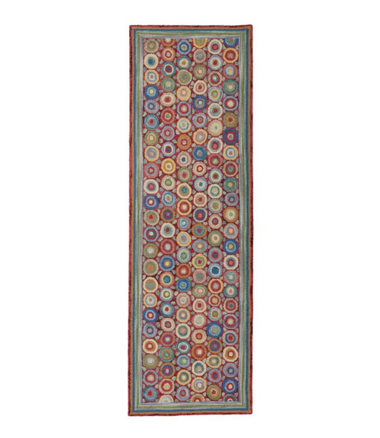 Bean's Wool Hooked Runner, Coins - US 5673