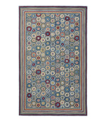 Bean's Wool Hooked Rug, Coins - US 6666