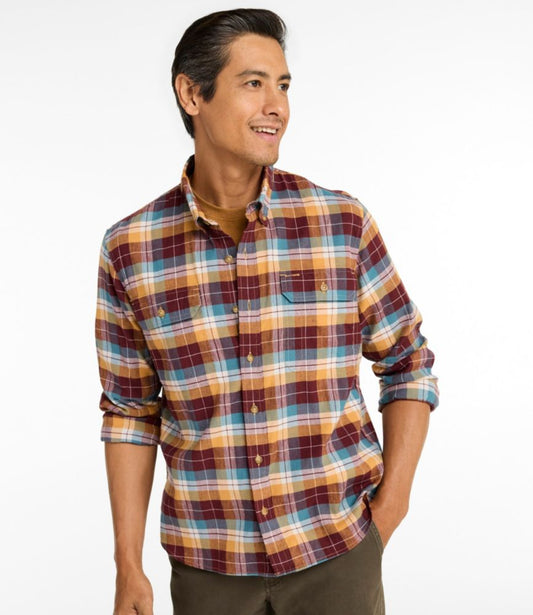 Men's Stonecoast Hemp Shirt, Long-Sleeve, Slightly Fitted Untucked Fit - US 2406