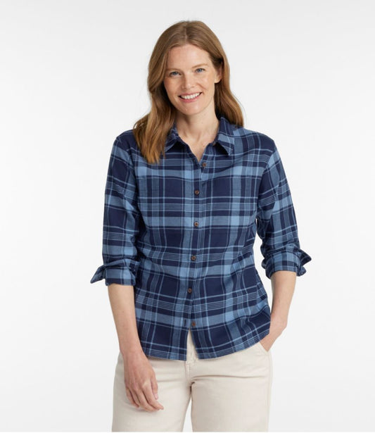 Women's Whisperweight Flannel Shirt, Button-Down - US 9687