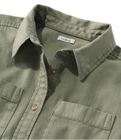 Women's L.L. Bean Heritage Washed Denim Shirt Dress, Garment-Dye - US 5415