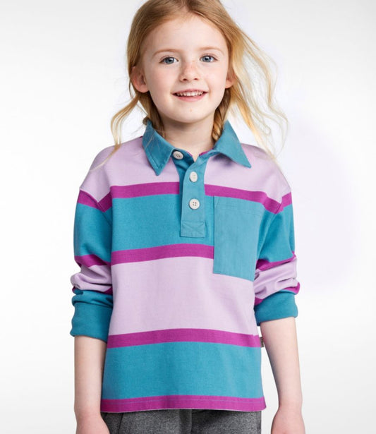 Kids' Striped Rugby Shirt - US 4801