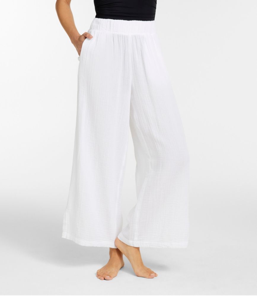 Women's Cloud Gauze Wide-Leg Pants - US 8335
