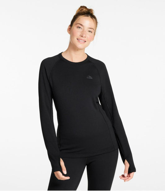Women's L.L.Bean Heavyweight Base Layer Crew Top - US 3303