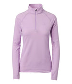 Women's L.L.Bean Midweight Base Layer Crew Top, 1/4 Zip - US 9444