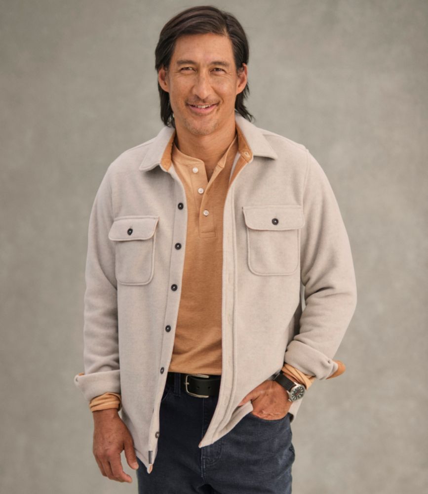Men's Bean's Mariner Fleece Shirt - US 4211