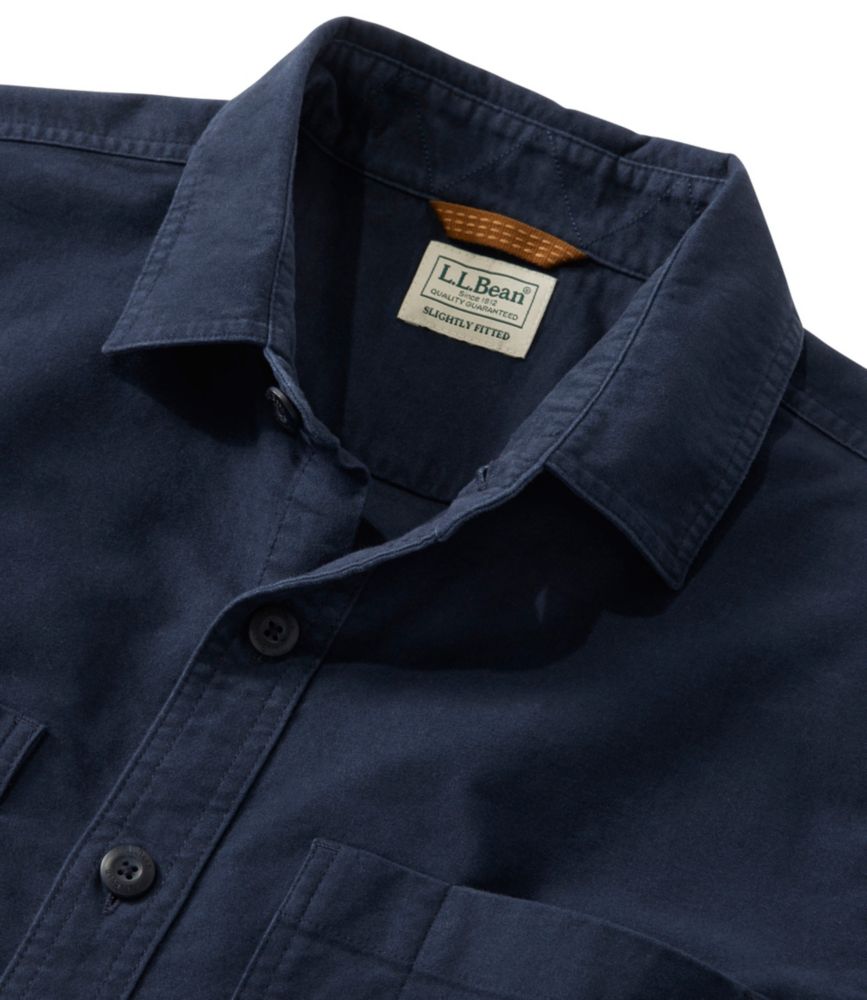Men's Bean's Moleskin Shirt, Slightly Fitted Untucked Fit - US 2146