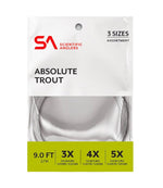 Scientific Anglers Absolute Trout Leader Assortment, 9' - US 3262