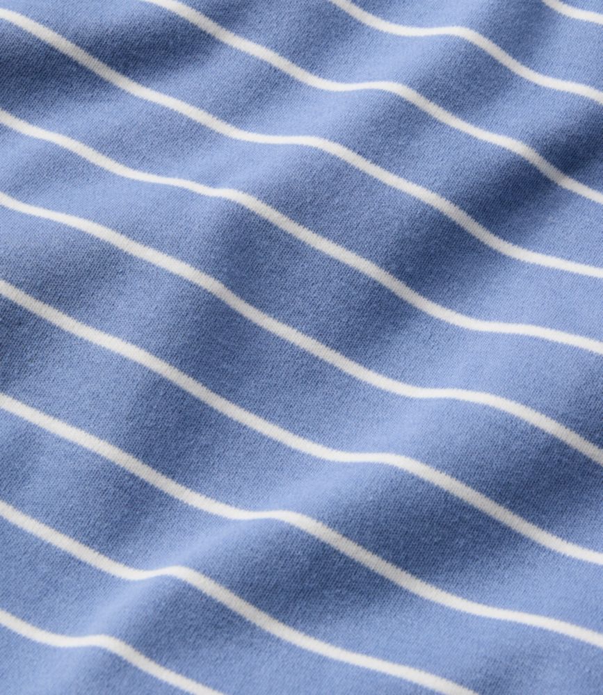 Women's L.L.Bean V-Neck Henley, Long-Sleeve Stripe - US 1445