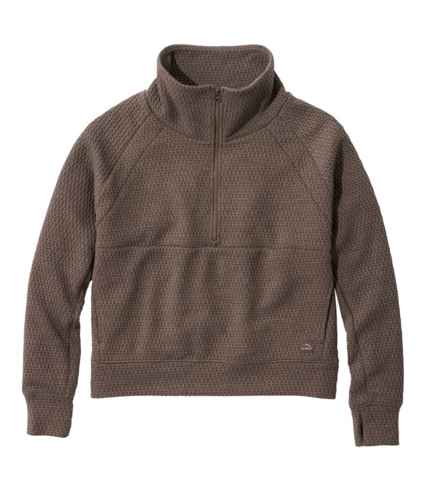 Women's Ridgeknit Half-Zip Pullover, Oversized - US 2537