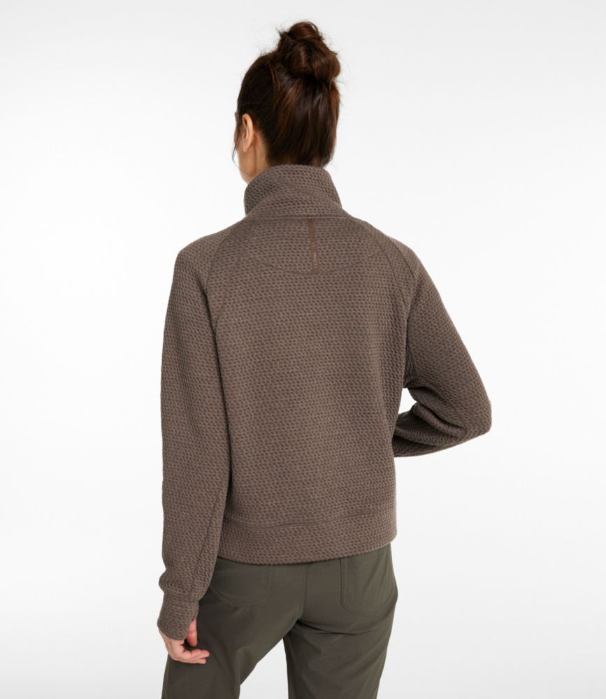 Women's Ridgeknit Half-Zip Pullover, Oversized - US 2537
