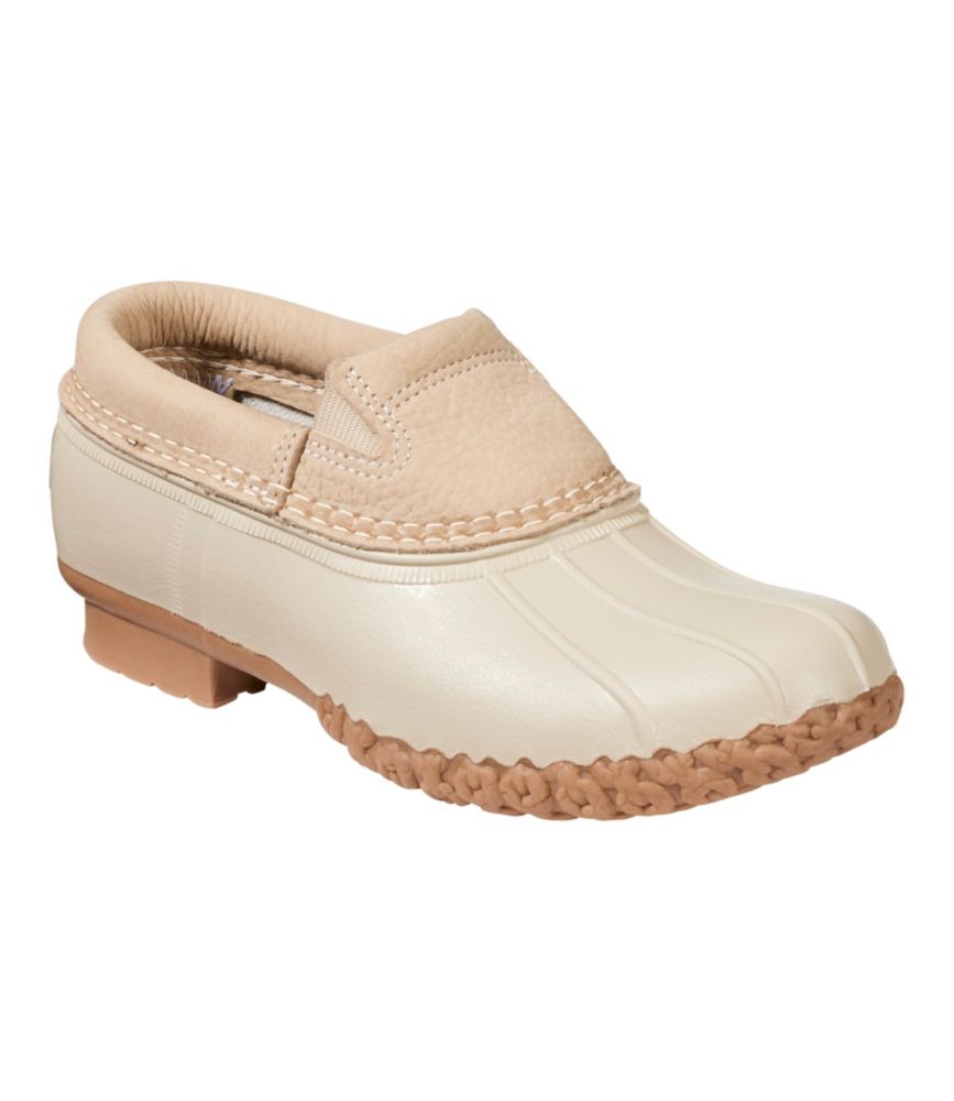 Women's Bean Boots, Slip-On Rubber Mocs - US 5275