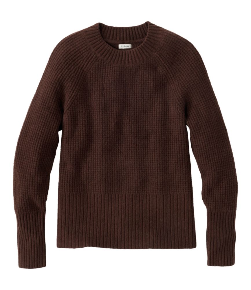 Women's SuperSoft Waffle Sweater, Crewneck - US 9341