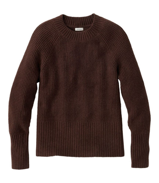 Women's SuperSoft Waffle Sweater, Crewneck - US 9341