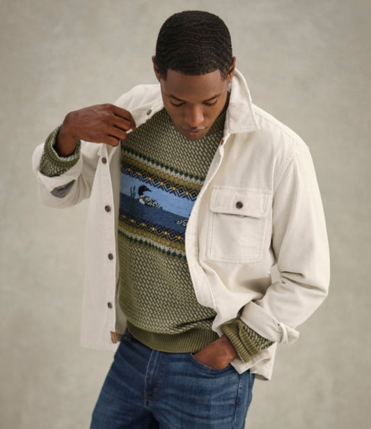 Men's Rangeley Corduroy Shirt, Slightly Fitted - US 9750