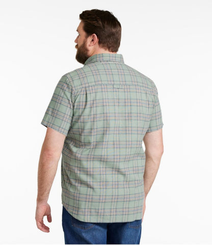 Men's Stonecoast Hemp Shirt, Short-Sleeve, Slightly Fitted Untucked Fit - US 0819