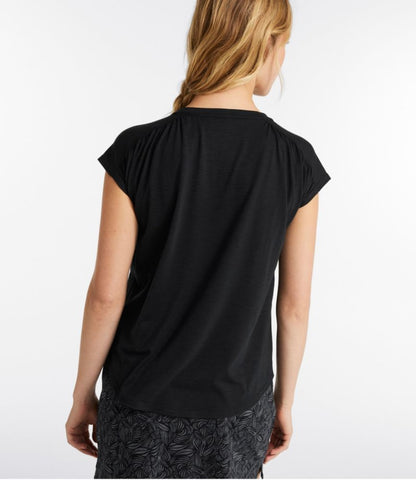 Women's Streamside Tee, Short-Sleeve Ruched Crew - US 0344
