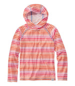 Kids' Everyday SunSmart® Hooded Tee, Long-Sleeve Stripe - US 8253