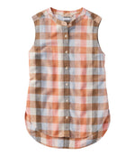 Women's Signature Linen-Blend Button-Front Shirt, Sleeveless - US 2634