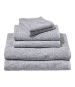Organic Textured Cotton Towel Set, Marled - US 5602